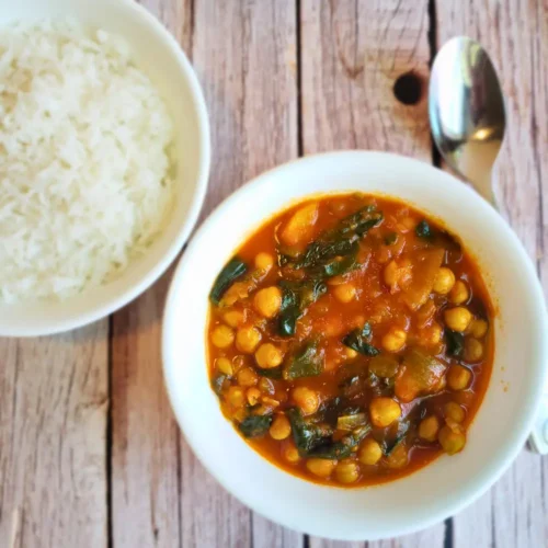 Chickpea Spinach Stew