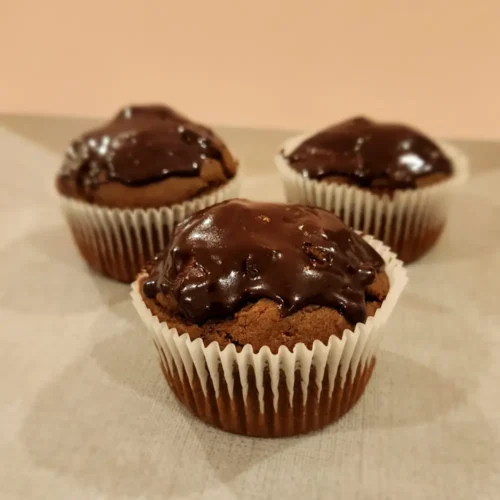 Rich Tahini Chocolate Muffins