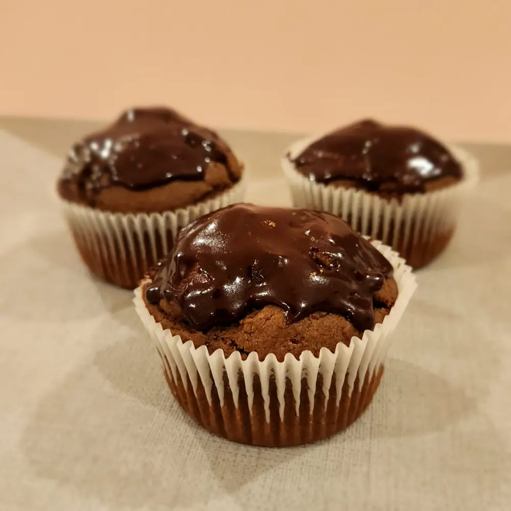 Rich Tahini Chocolate Muffins