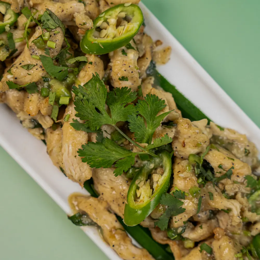 Crispy oven-roasted chicken thighs with Mediterranean spices